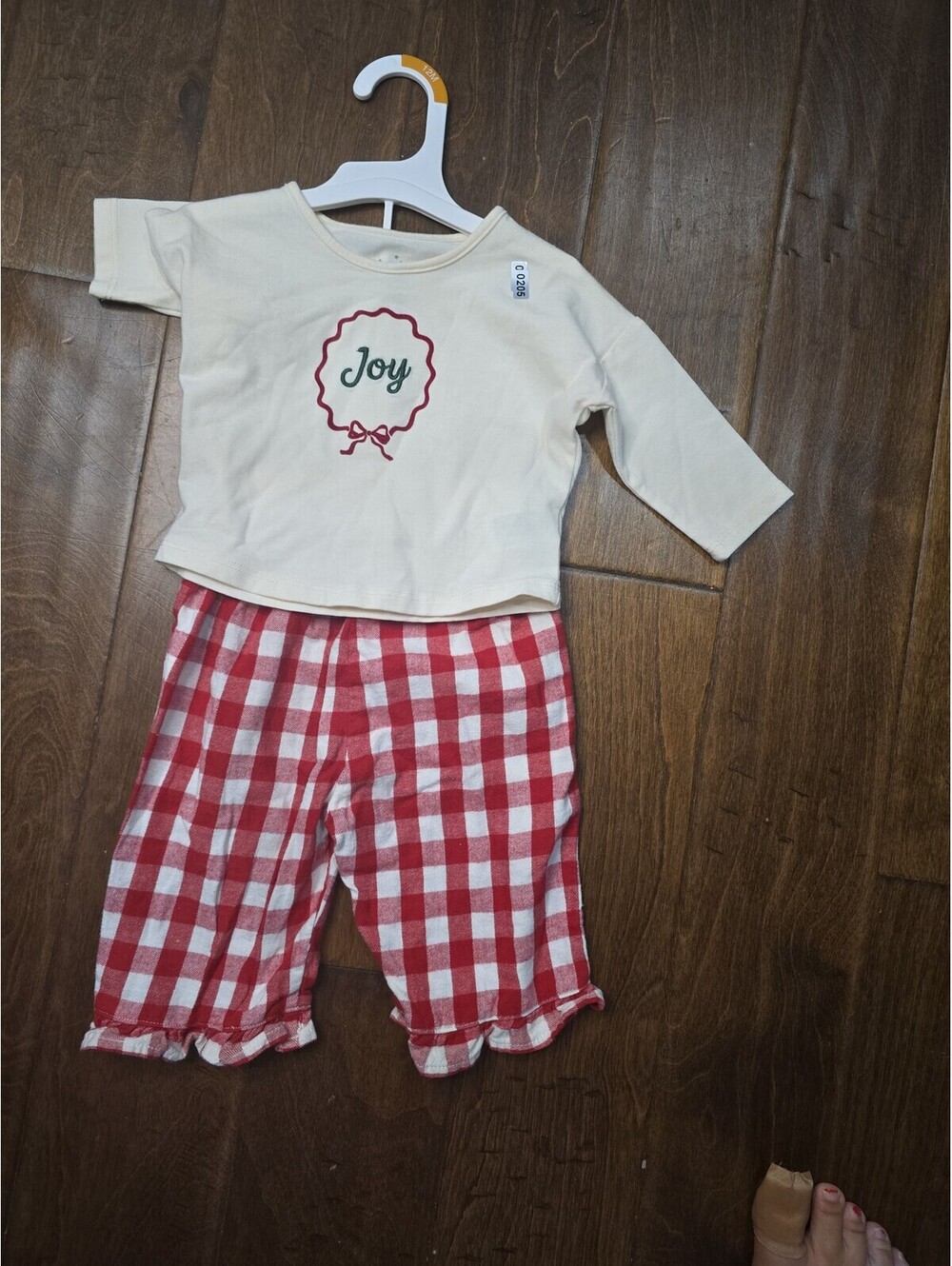3-6m  nwt christmas outfit cloud island 147G8